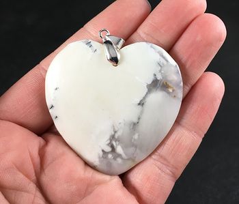 Beautiful Heart Shaped African Dendrite Opal Stone Pendant #jLaeME7jyco