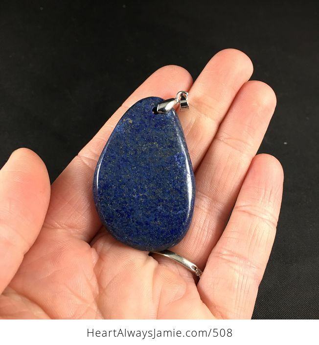 Beautiful Natural Blue Lapis Lazuli Stone Pendant Necklace - #i0WaxCb6Z98-2