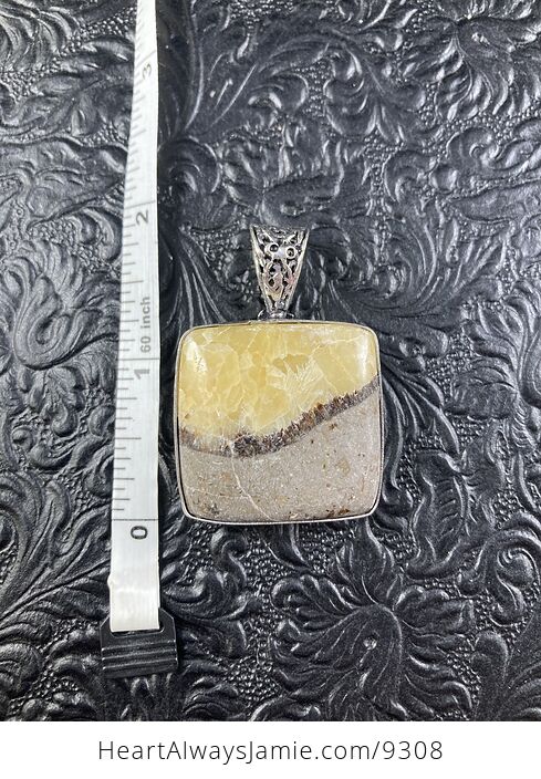 Beautiful Natural Septarian Crystal Stone Pendant Jewelry - #WfH0rfxM648-3