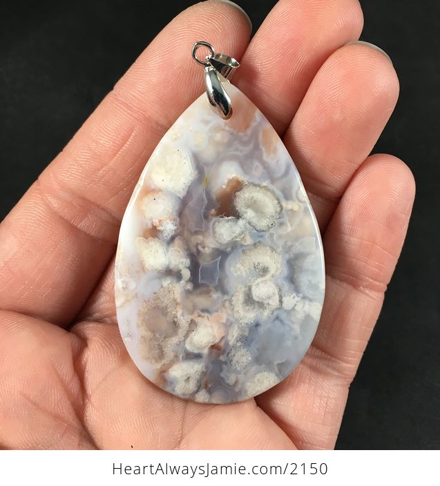 Beautiful Pastel Natural Lucky Jade Stone Pendant Necklace - #jRKSzXYJHsk-2