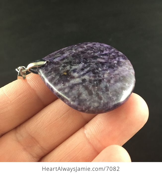 Beautiful Purple Lepidolite Stone Jewelry Pendant - #gqmowUK0S50-4