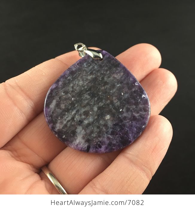 Beautiful Purple Lepidolite Stone Jewelry Pendant - #gqmowUK0S50-5