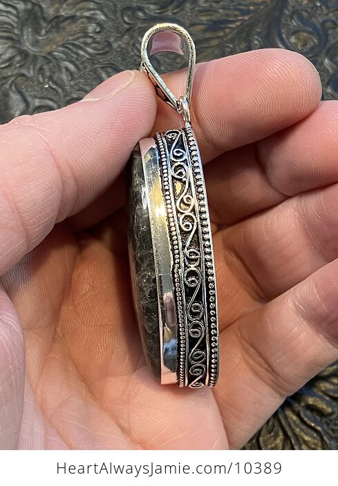 Birdseye Rhyolite Jasper Stone Jewelry Crystal Pendant - #ZPrmyszPdf8-3