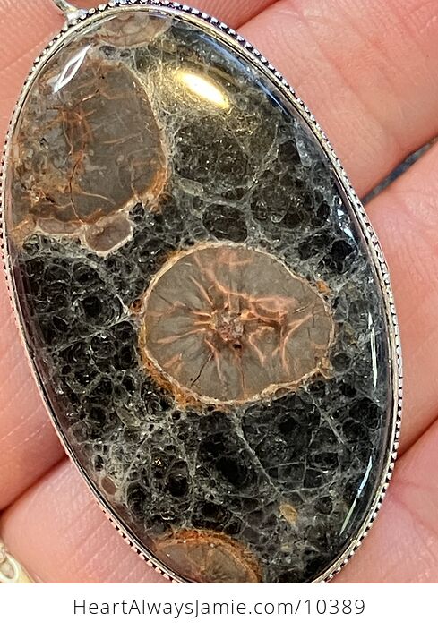 Birdseye Rhyolite Jasper Stone Jewelry Crystal Pendant - #ZPrmyszPdf8-2