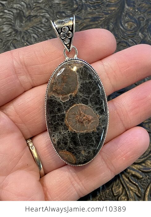 Birdseye Rhyolite Jasper Stone Jewelry Crystal Pendant - #ZPrmyszPdf8-1