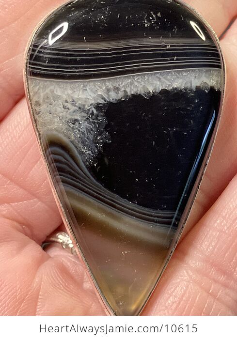 Black Agate Druzy Stone Jewelry Pendant Scuff Discount - #O6q2Hqw0j3M-6