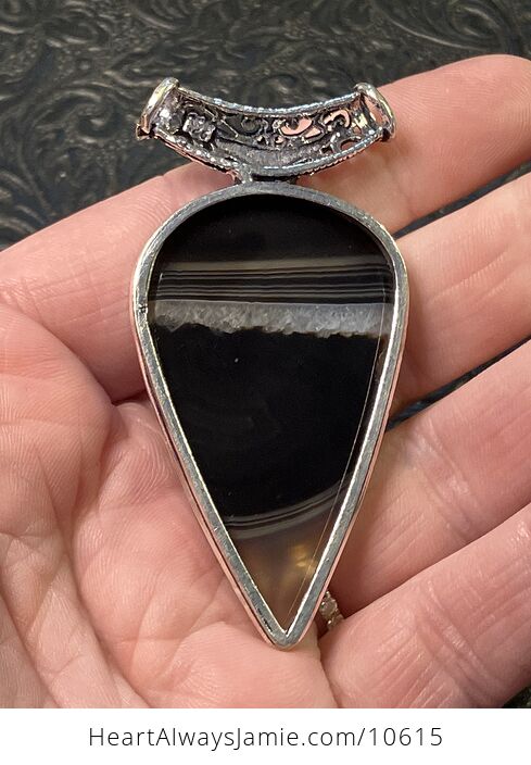 Black Agate Druzy Stone Jewelry Pendant Scuff Discount - #O6q2Hqw0j3M-5