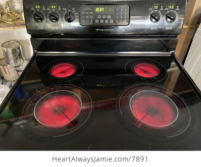 Black Ceramic Cooktop Electric Stove Range Bake N Warm Double Oven - #thurx6Qgu1o-3