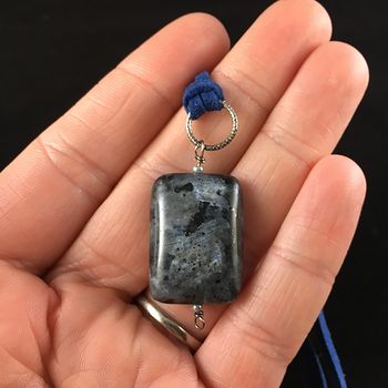 Black Labradorite Stone Jewelry Pendant Necklace #lXFuwo6fD0k
