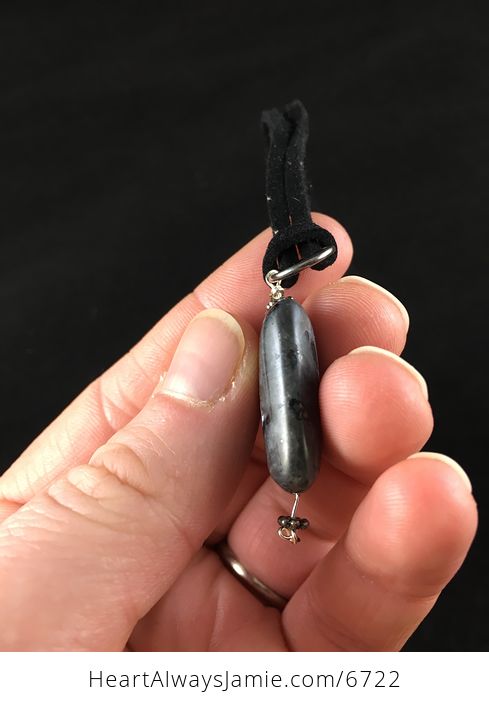 Black Labradorite Stone Jewelry Pendant Necklace - #Kr4MjYxoTI4-3