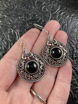 Black Onyx Crystal Stone Jewelry Earrings #Cq8CGqVD4Kc