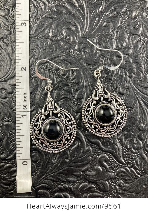 Black Onyx Crystal Stone Jewelry Earrings - #Cq8CGqVD4Kc-4