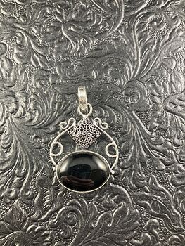 Black Onyx Crystal Stone Jewelry Pendant #zY8llXNrpE8