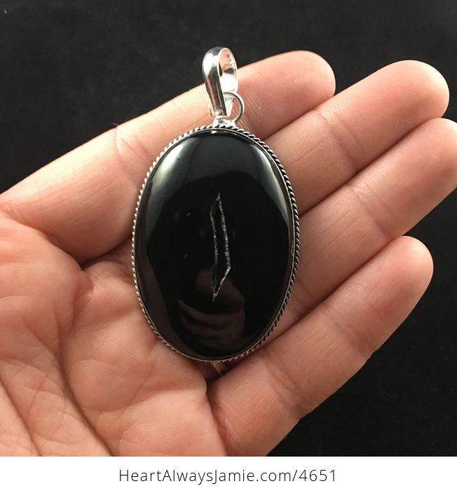 Black Onyx Druzy Stone Jewelry Pendant - #wnZiQ2KWJZw-1