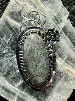 Black Sunstone Crystal Stone Jewelry Pendant #gn4Dp0xVLvI