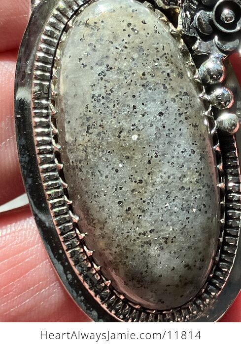 Black Sunstone Crystal Stone Jewelry Pendant - #gn4Dp0xVLvI-5