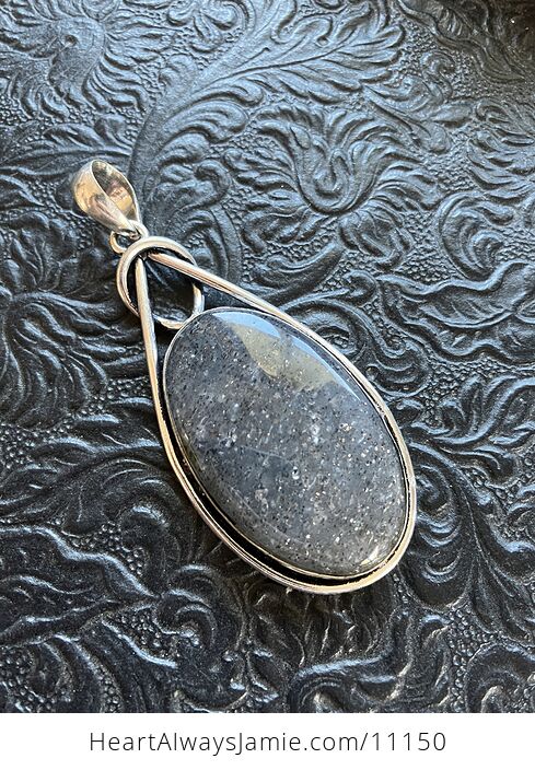 Black Sunstone Crystal Stone Jewelry Pendant - #zQ6vZTTdgCg-6