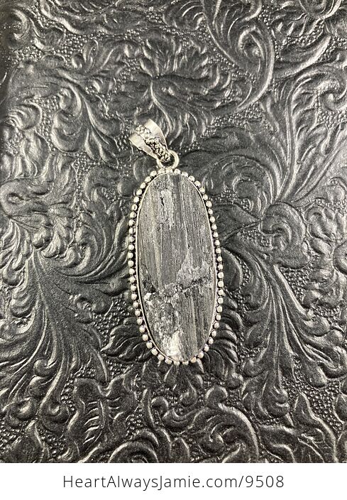 Black Tourmaline Crystal Stone Jewelry Pendant - #Z5zBTw0jDfA-1