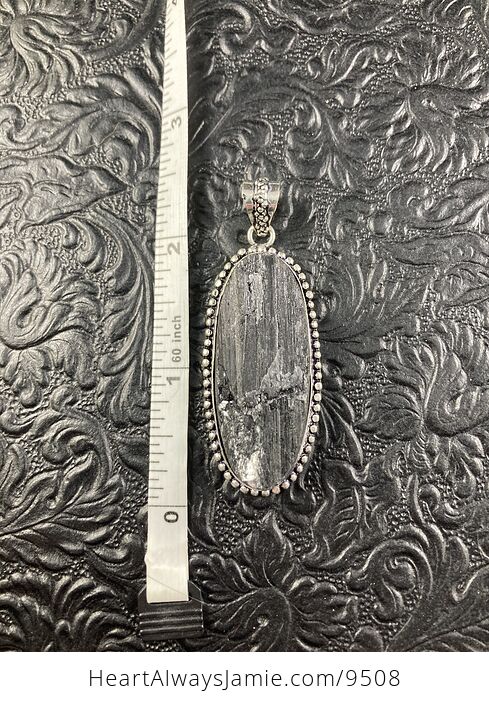 Black Tourmaline Crystal Stone Jewelry Pendant - #Z5zBTw0jDfA-2
