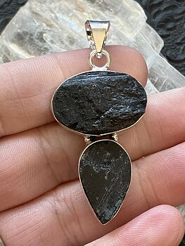 Black Tourmaline Schorl Crystal Stone Jewelry Pendant #5vdkAffCpPg