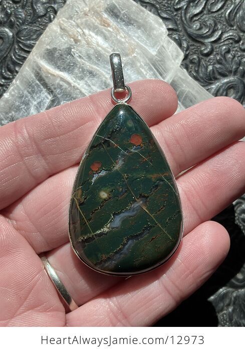 Bloodstone Pendant Jewelry Crystal - #0rhobgAgu3U-2