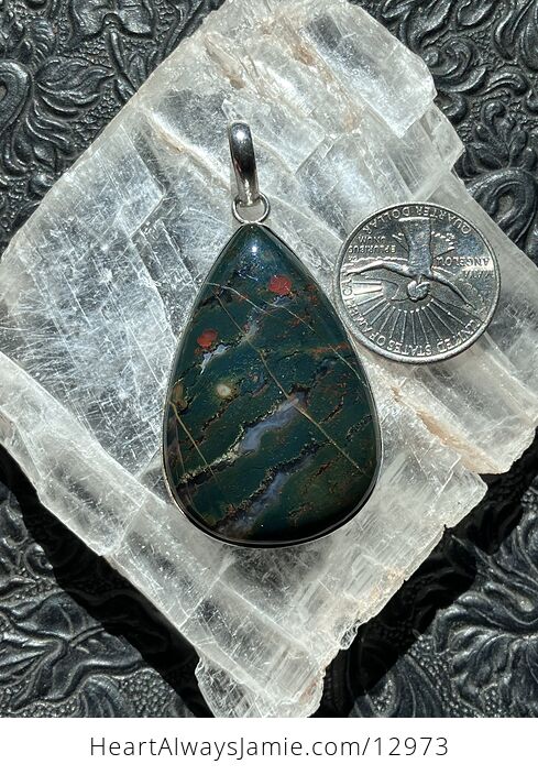 Bloodstone Pendant Jewelry Crystal - #0rhobgAgu3U-3