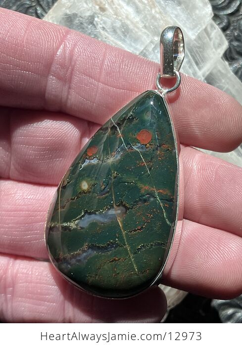 Bloodstone Pendant Jewelry Crystal - #0rhobgAgu3U-6