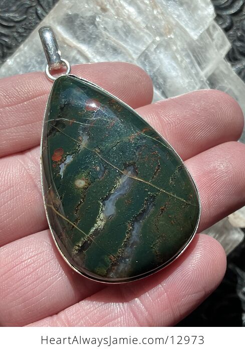 Bloodstone Pendant Jewelry Crystal - #0rhobgAgu3U-5