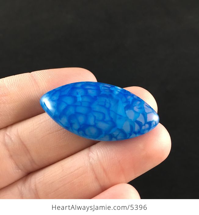 Blue Dragon Veins Agate Stone Cabochon - #I4S22VRx1cU-4
