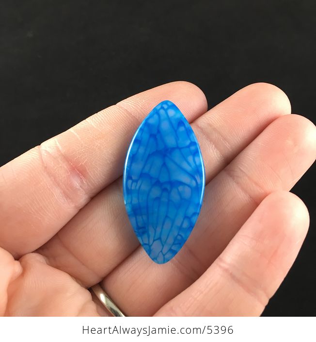 Blue Dragon Veins Agate Stone Cabochon - #I4S22VRx1cU-6