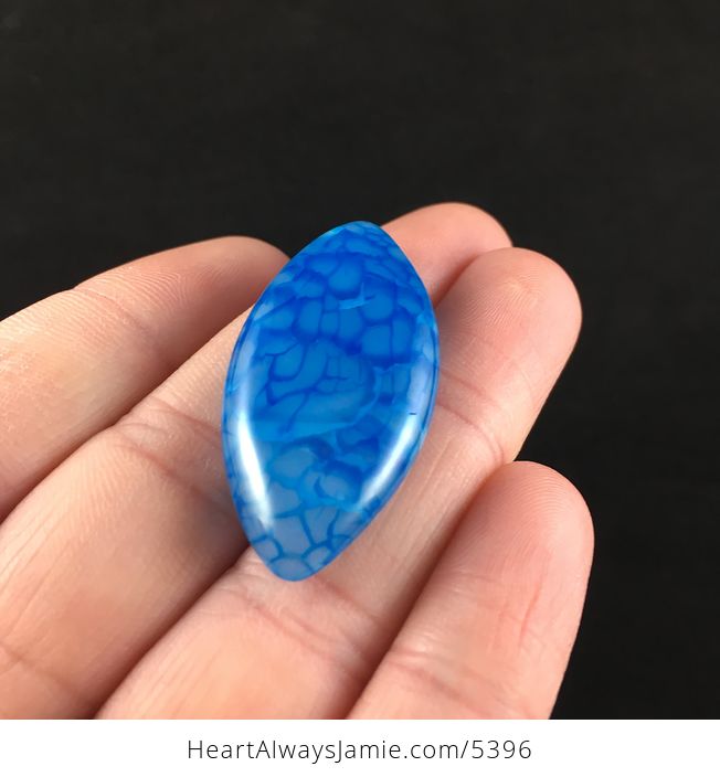 Blue Dragon Veins Agate Stone Cabochon - #I4S22VRx1cU-2