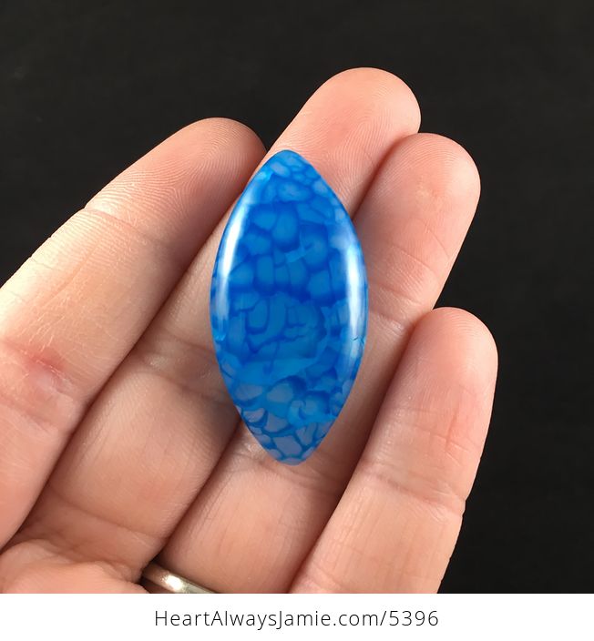Blue Dragon Veins Agate Stone Cabochon - #I4S22VRx1cU-1