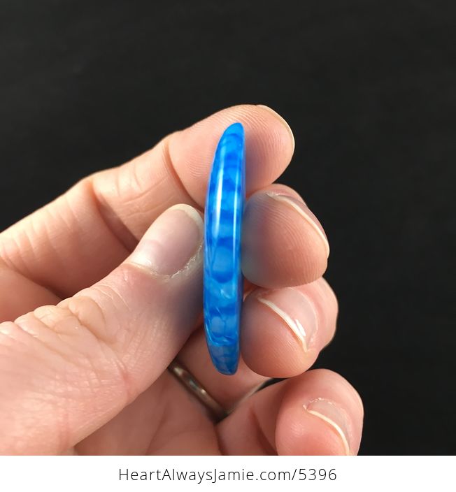Blue Dragon Veins Agate Stone Cabochon - #I4S22VRx1cU-5