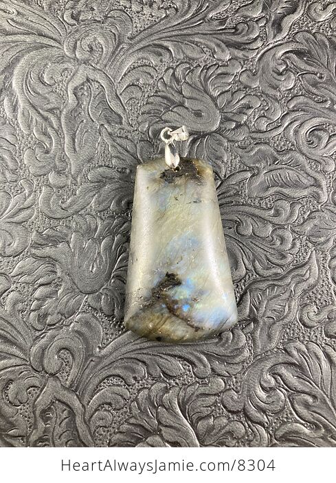 Blue Flash Labradorite Stone Jewelry Pendant - #yILifE63wMQ-5