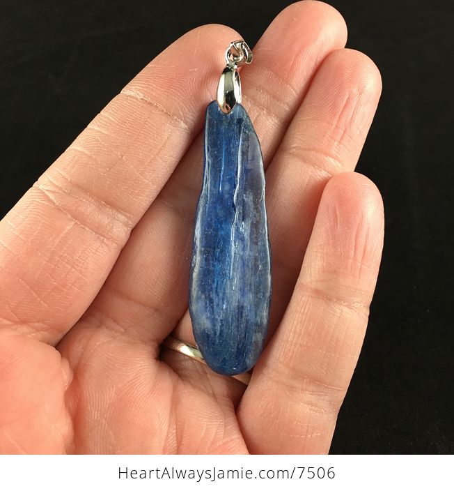 Blue Kaynite Stone Pendant Jewelry - #BRVINw7fWas-1