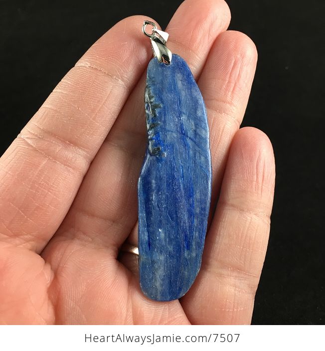 Blue Kyanite Stone Jewelry Pendant - #xj1p036uHqQ-1