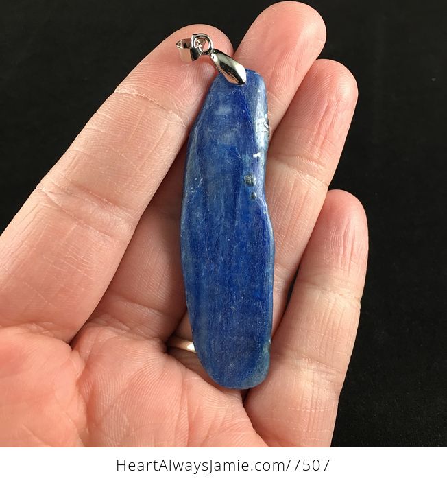 Blue Kyanite Stone Jewelry Pendant - #xj1p036uHqQ-2