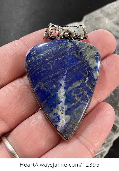 Blue Lapis Lazuli Gemstone Crystal Jewelry Pendant - #1TOg6cPha0k-5