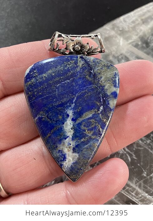 Blue Lapis Lazuli Gemstone Crystal Jewelry Pendant - #1TOg6cPha0k-1