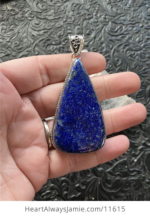 Blue Lapis Lazuli Gemstone Crystal Jewelry Pendant - #6ba9n5Nybwg-2