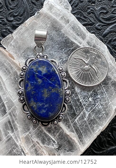 Blue Lapis Lazuli Gemstone Crystal Jewelry Pendant Discounted - #C924npmLFMg-7