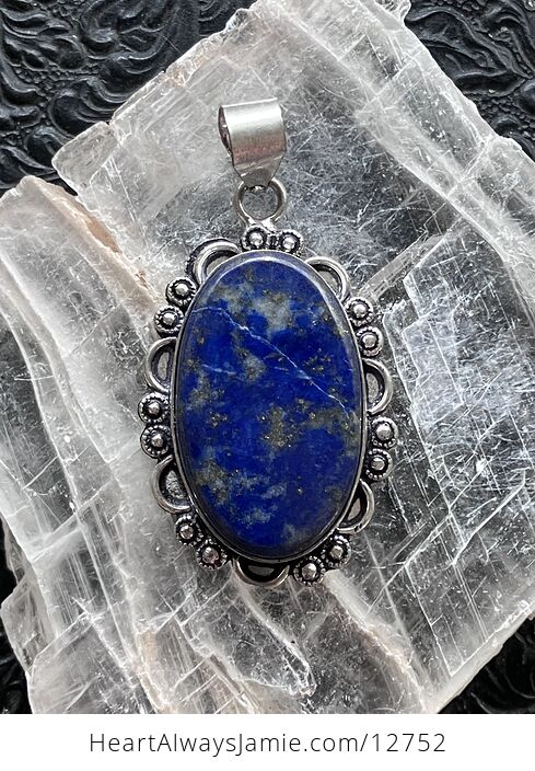 Blue Lapis Lazuli Gemstone Crystal Jewelry Pendant Discounted - #C924npmLFMg-1