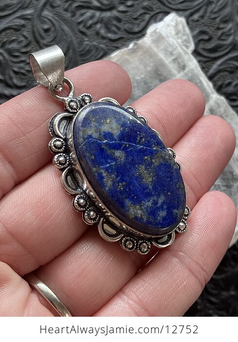 Blue Lapis Lazuli Gemstone Crystal Jewelry Pendant Discounted - #C924npmLFMg-4