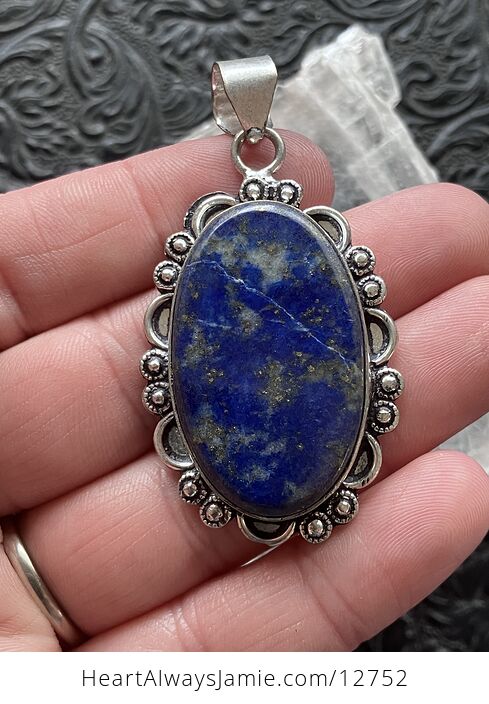 Blue Lapis Lazuli Gemstone Crystal Jewelry Pendant Discounted - #C924npmLFMg-2