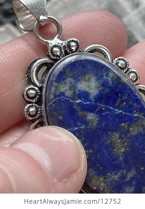 Blue Lapis Lazuli Gemstone Crystal Jewelry Pendant Discounted - #C924npmLFMg-5