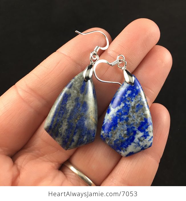 Blue Lapis Lazuli Stone Jewelry Earrings - #ZYiNOvs8QYU-3