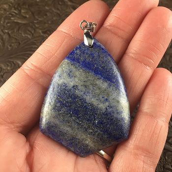 Blue Lapis Lazuli Stone Jewelry Pendant #3LZ7NGaVa1Y