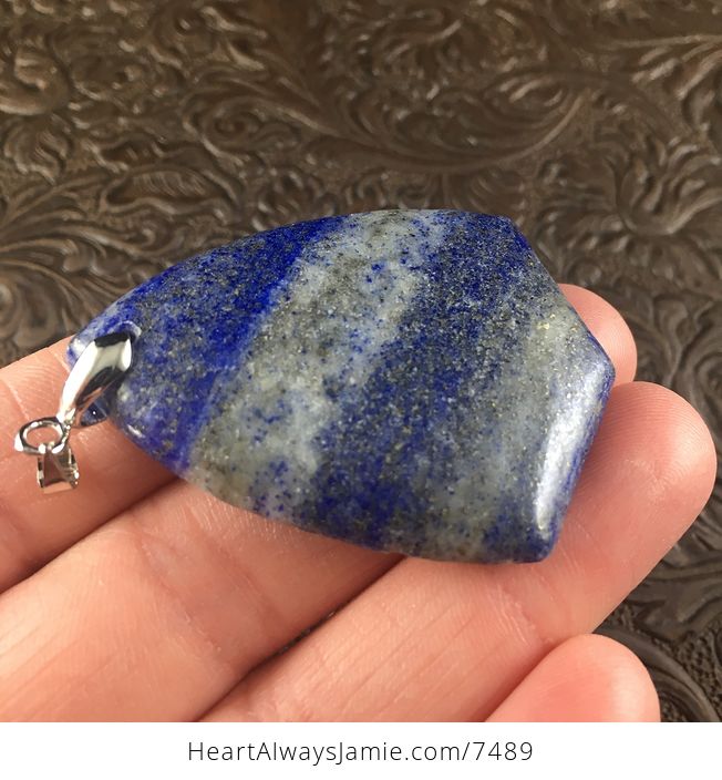 Blue Lapis Lazuli Stone Jewelry Pendant - #3LZ7NGaVa1Y-4