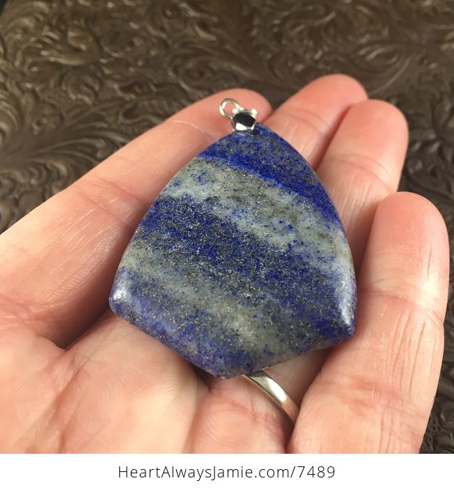 Blue Lapis Lazuli Stone Jewelry Pendant - #3LZ7NGaVa1Y-2
