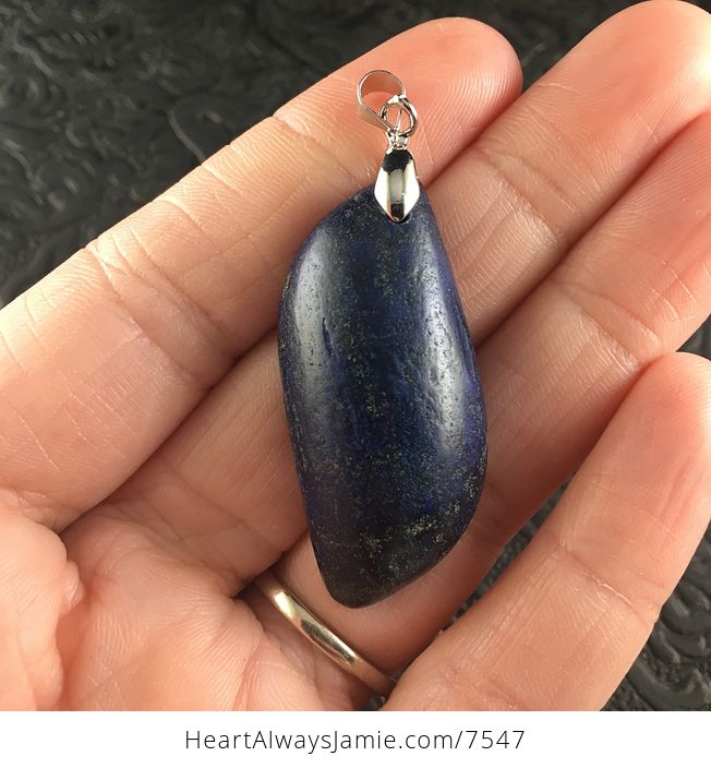 Blue Lapis Lazuli Stone Jewelry Pendant - #6G27ajrq7II-1